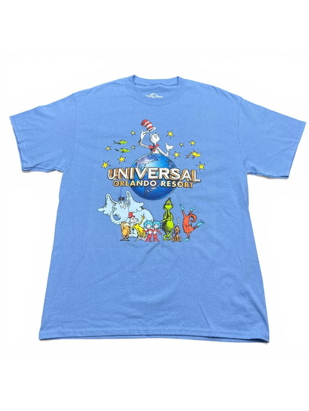 Universal Studios Dr. Seuss Cat in the Hat T Shirt Adult Large Vintage Style